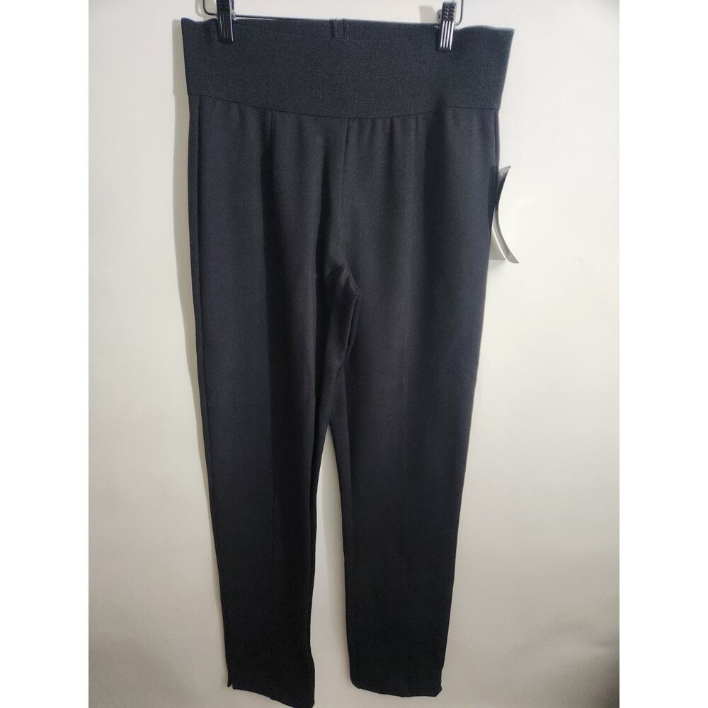 Slim-Sation Pull-On Straight Pants NEW Womens . Size 8 Black.